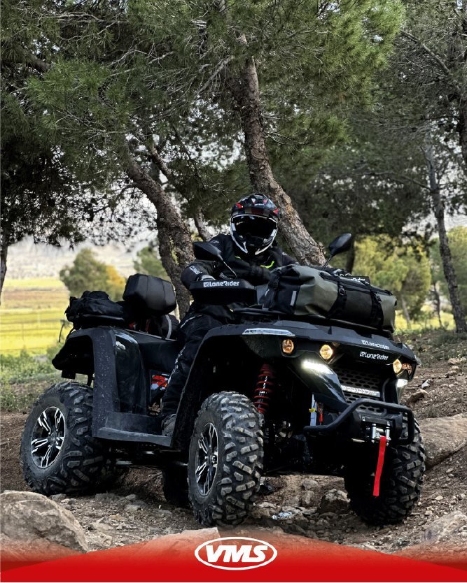 Quad VMS en terrain naturel